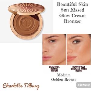 CHARLOTTE TILBURY Beautiful Skin Sun-Kissed Glow Cream Bronzer-Medium NEW IN BOX